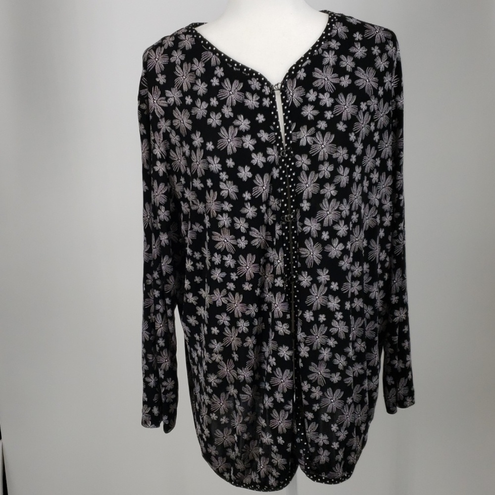 Travel Collection, Cardingan, Size 1X